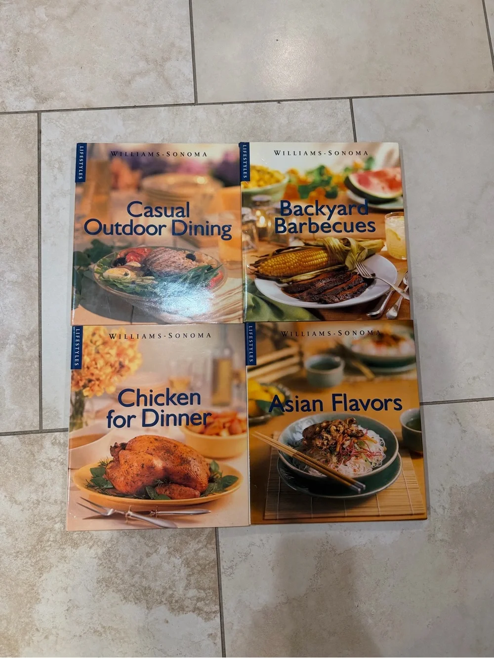 William Sonoma Set of 4 Cookbooks
